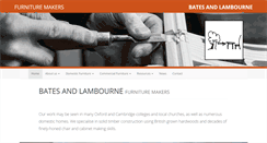 Desktop Screenshot of batesandlambourne.co.uk
