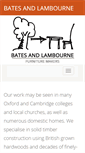 Mobile Screenshot of batesandlambourne.co.uk